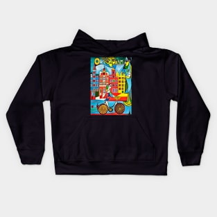 Amsterdam, globetrotters Kids Hoodie